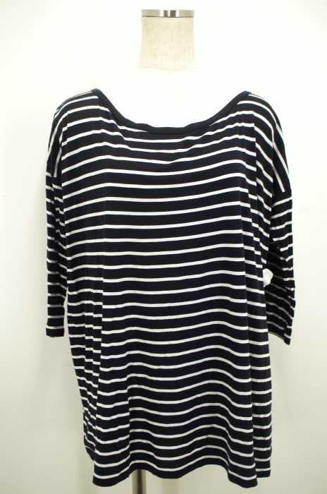 L'Appartement DEUXIEME CLASSE (アパルトモンドゥーズィエムクラス) 16SS BORDERカットソー オフショルボーダーカットソー レディース トップス