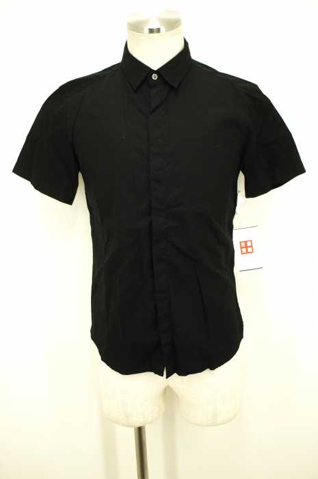 BEAMS (ビームス) SLIM FIT コットン半袖比翼ボタンシャツ メンズ トップス