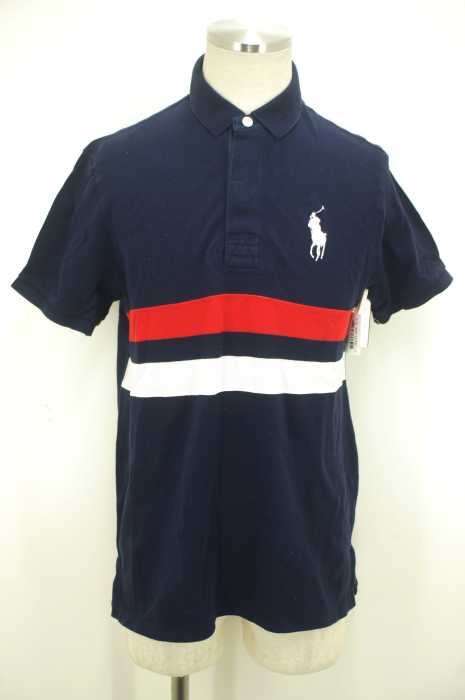 Polo by RALPH LAUREN （ポロバイラルフローレン） エンブレム刺繍入り ボーダー メンズ トップス