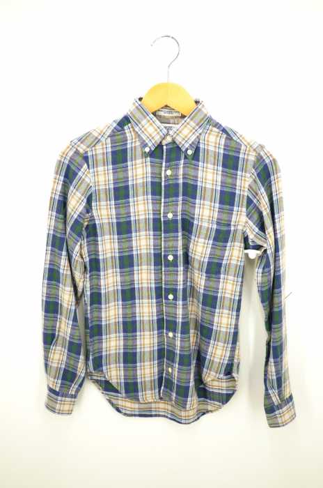 individualized shirts（インディヴィジュアライズドシャツ） タータンチェック柄ボタンダウンシャツ レディース トップス