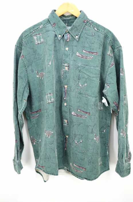 L.L.Bean （エルエルビーン） MADE IN USA USED加工ボタンダウンシャツ メンズ トップス