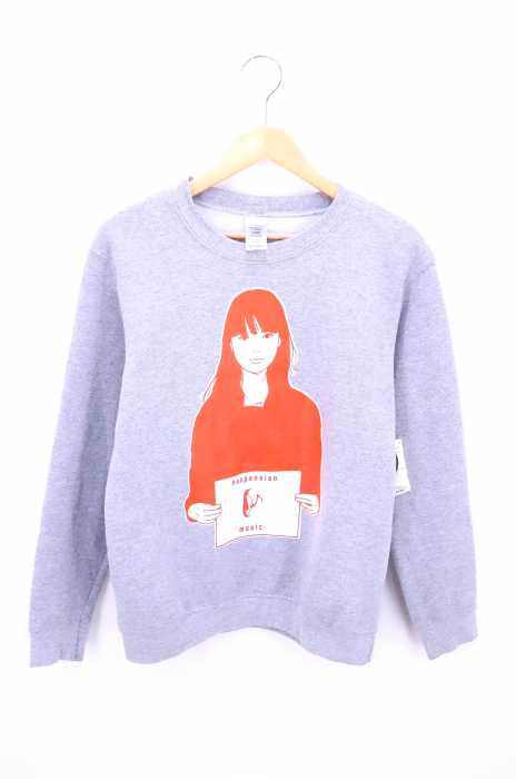 tr.4 suspension × KYNE （ティーアールフォーサスペンション キネ） 18SS GIRL COLOR SWEAT suspension music CREW NECK SWEAT メンズ トップス