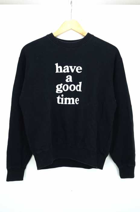 HAVE A GOOD TIME(ハブアグッドタイム) ロゴプリントスウェット メンズ トップス