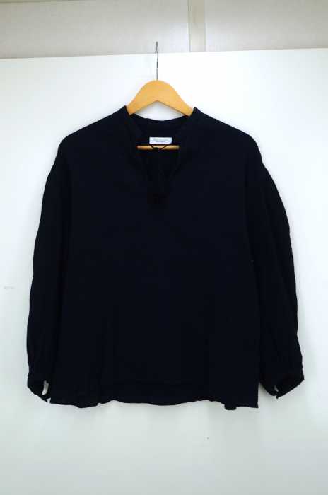 BEAUTY&YOUTH UNITED ARROWS（ビューティーアンドユースユナイテッドアローズ） クレープギャザースタンド9分袖ブラウス レディース トップス