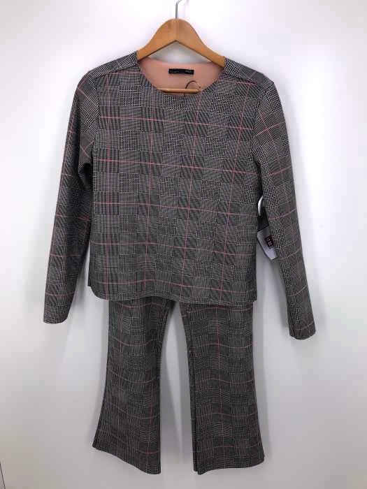 ZARA(ザラ) スエードチェックセットアップ レディース セットアップ