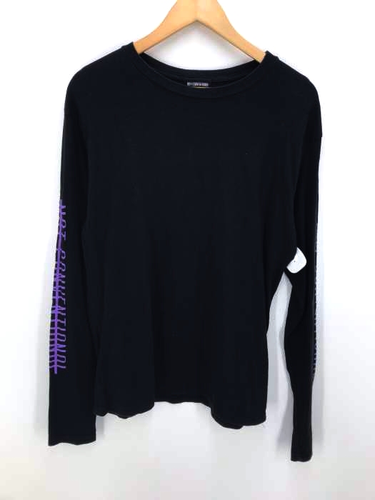 NOT CONVENTIONAL（ノットコンベンショナル） 袖プリント長袖Tシャツ メンズ トップス
