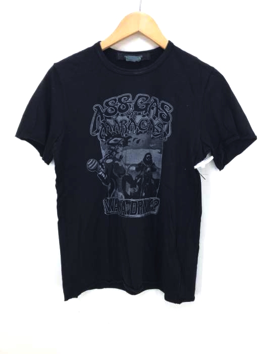 JUNYA WATANABE COMME des GARCONS（ジュンヤワタナベコムデギャルソン） AD2011 フロントプリント クルーネックカットソー レディース トップス
