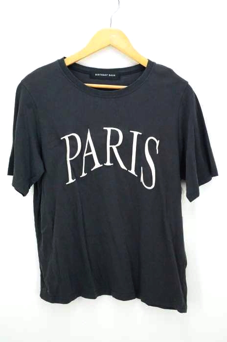 BIRTHAY BASH(バースデーバッシュ) PARIS刺繍半袖Tシャツ レディース トップス