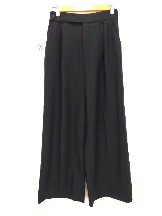 ZARA（ザラ） マスキュリンワイドレッグパンツ レディース
