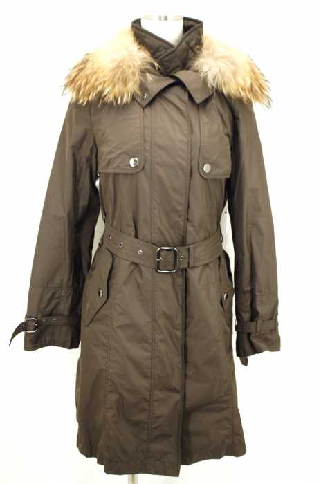 BURBERRY LONDON （バーバリーロンドン） 3WAYキルティングラクーンファー付ジャケット レディース アウター