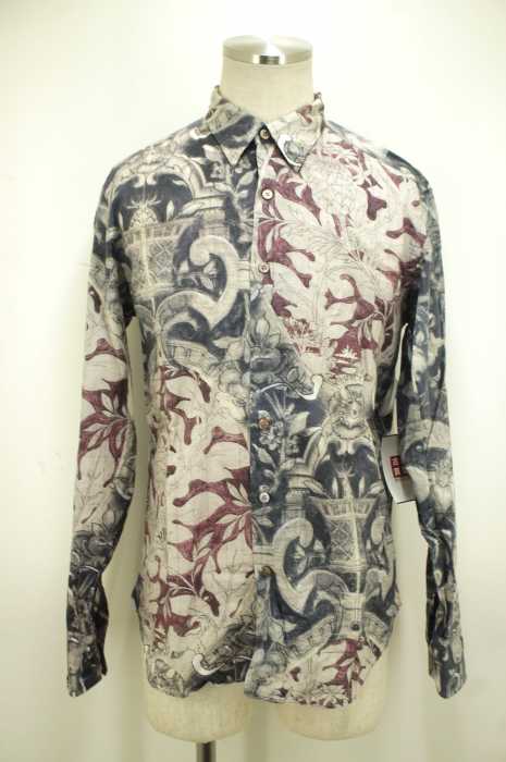 Paul Smith （ポールスミス） 花柄×ペイズリー切替シャツ メンズ トップス
