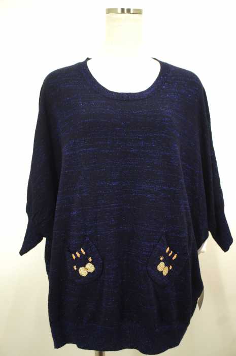 franche lippee （フランシュリッペ） ポケット装飾 ラメ レディース トップス