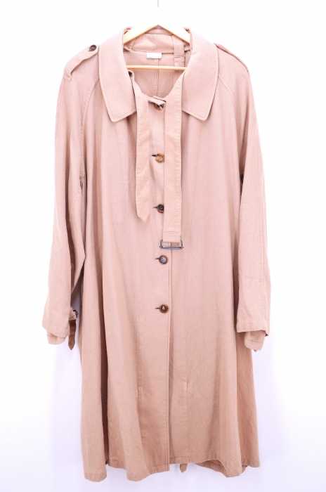 Ann DEMEULEMEESTER(アンドゥムルメステール) オリゾンティタグ 初期 オーバーサイズ パラシュート ウールロングステンカラーコート ボンテージ メンズ アウター