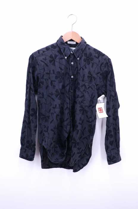 美品　エンジニアードガーメンツ　フラワー柄　シャツ M　ボタンダウン　花 Engineered Garments （エンジニアードガーメンツ） 花柄 刺繍