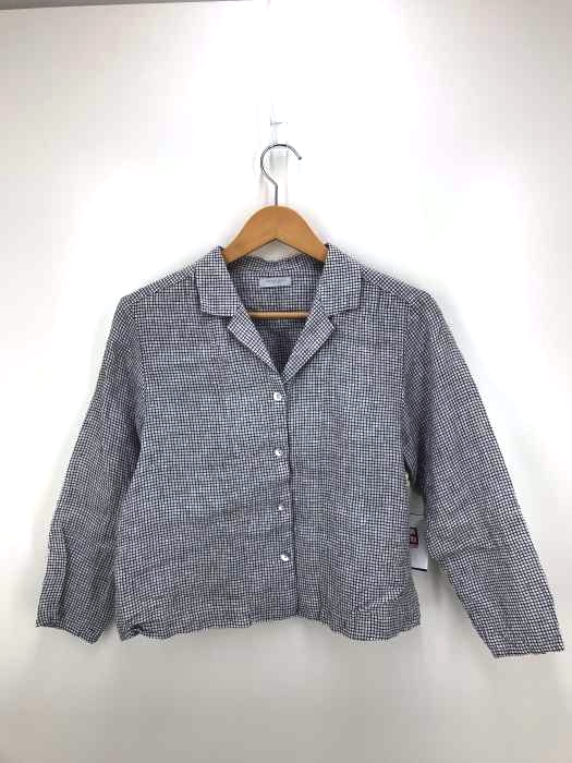 fog linen work（フォグリネンワーク） チェック開襟シャツ レディース トップス