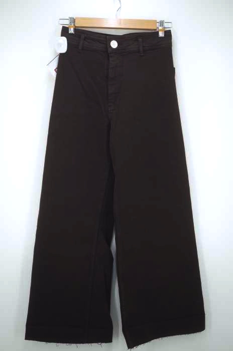 ZARA(ザラ) カットオフワイドパンツ レディース パンツ