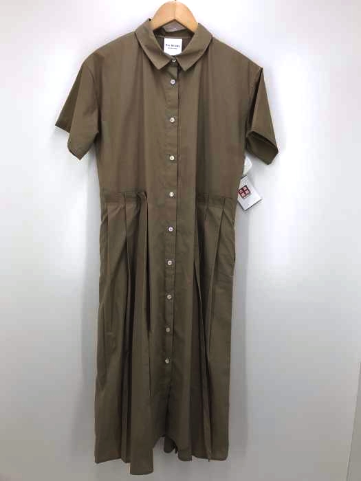 Ray BEAMS（レイビームス） プリーツ切り替えハーフスリーブワンピース レディース ワンピース