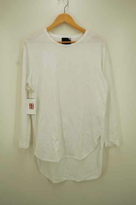 ATON(エイトン) LONGSLEEVE ROUND-HEM T-SHIRT ロングスリーブ ラウンドヘムTシャツ レディース トップス