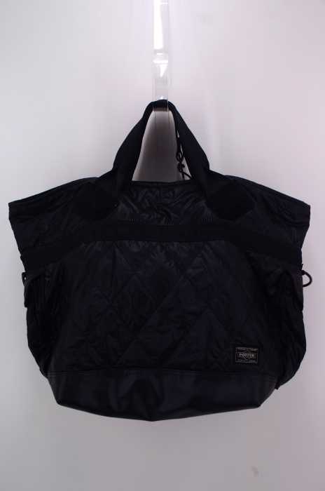 eYe JUNYA WATANABE COMME des GARCONS MAN×PORTER （アイジュンヤワタナベコムデギャルソンマン×ポーター） 2wayレザー切替キルティングショルダーバッグ メンズ バッグ