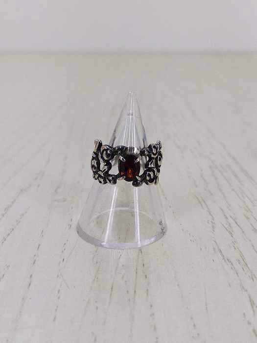 USED古着（ユーズドフルギ） シルバー 薔薇モチーフリング 13号 レディース アクセサリー