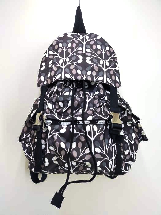LeSportsac（レスポートサック） リップストップ 総柄 バックパック レディース バッグ