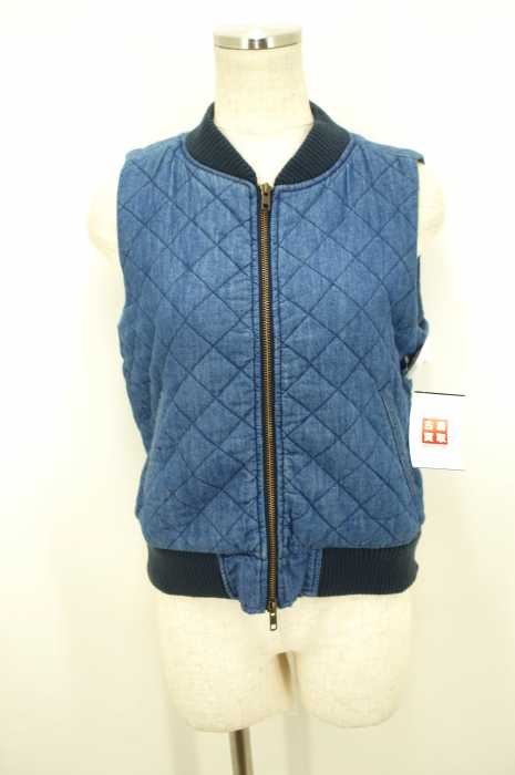 B:MING LIFE STORE by BEAMS （ビームス） キルティングジップアップベスト レディース トップス