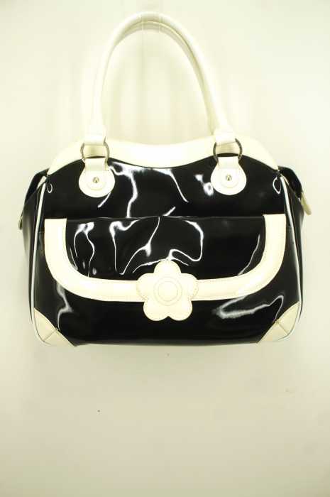 MARY QUANT （マリークワント） エナメル バイカラー レディース バッグ