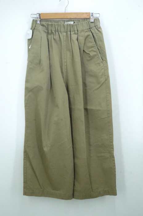 TRAVAIL MANUEL（トラバイユマニュアル） 19AW コンパクトチノ2タックワイドパンツ レディース パンツ