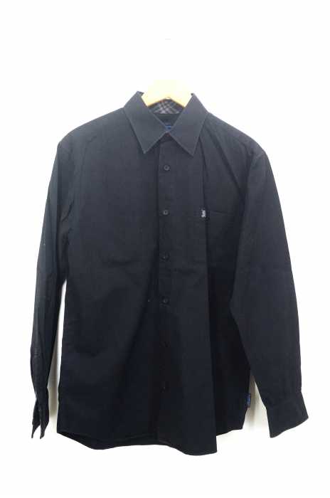 BURBERRY BLUE LABEL（バーバリーブルーレーベル） 胸ロゴ刺繍コットンボタンシャツ メンズ トップス