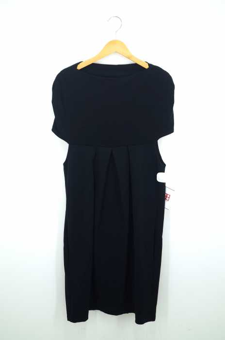 DKNY （ダナキャランニューヨーク） ニット切替フロントタックノースリーブワンピース レディース ワンピース