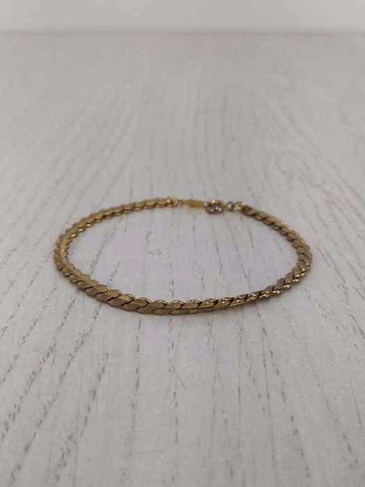 USED古着（ユーズドフルギ） 18KGP チェーンブレスレット レディース アクセサリー
