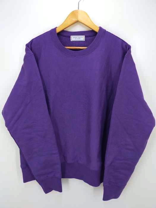 UNIVERSAL PRODUCTS（ユニバーサルプロダクツ） YAAH PIECE DYED CREW NECK SWEAT メンズ トップス