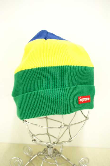 Supreme (シュプリーム) ボーダーニットキャップ メンズ 帽子