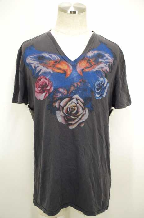 Martin Margiela (マルタンマルジェラ) 10 2010SS イーグルローズVネックTシャツ メンズ トップス