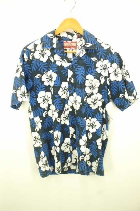 RJC (アールジェイシー) MADE IN HAWAII USA 開襟 ハイビスカス メンズ トップス