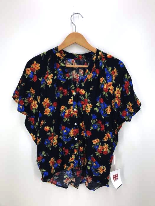 GLOBAL WORK（グローバルワーク） 花柄スキッパーシャツ レディース トップス