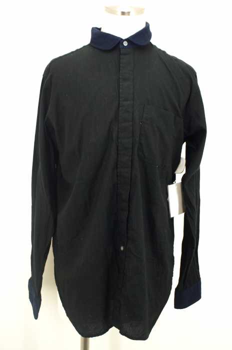 Engineered Garments （エンジニアードガーメンツ） ラウンドカラーバイカラーシャツ メンズ トップス