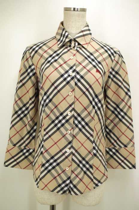 BURBERRY LONDON(バーバリーロンドン) ノバチェック柄ボタンシャツ レディース トップス