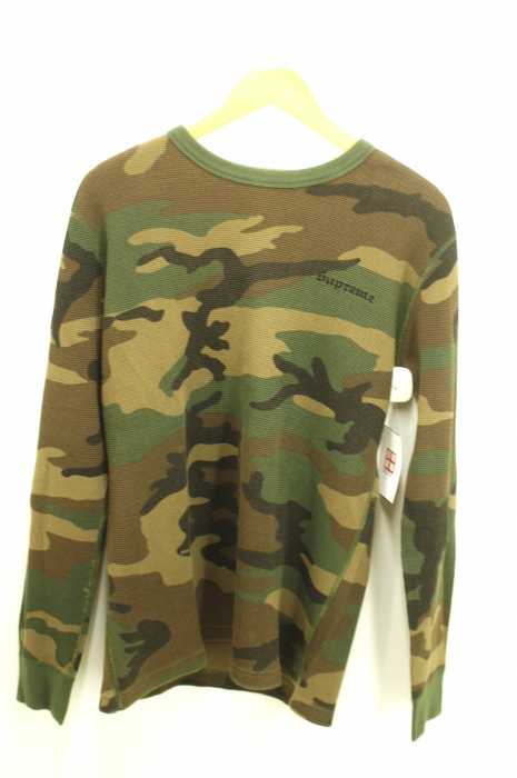 Supreme （シュプリーム） Camo Waffle Thermal メンズ トップス
