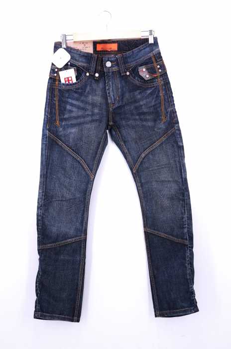 TOUGH Jeansmith（） エイジング加工 RENOVATOR 2カラーステッチ ストレートデニム メンズ パンツ