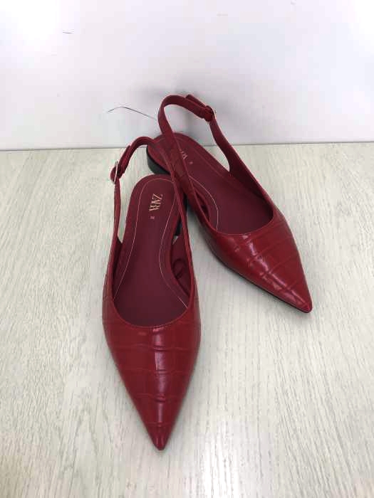 ZARA（ザラ） レザーストラップサンダル レディース シューズ