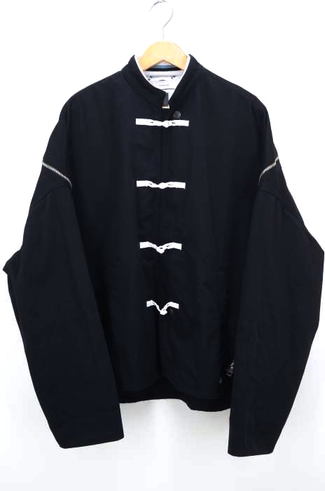 【専用】FACETASMxDICKIESカンフージャケット/ファセッタズム ファセッタズム×ディッキーズ、ハリのあるツイル素材の変形