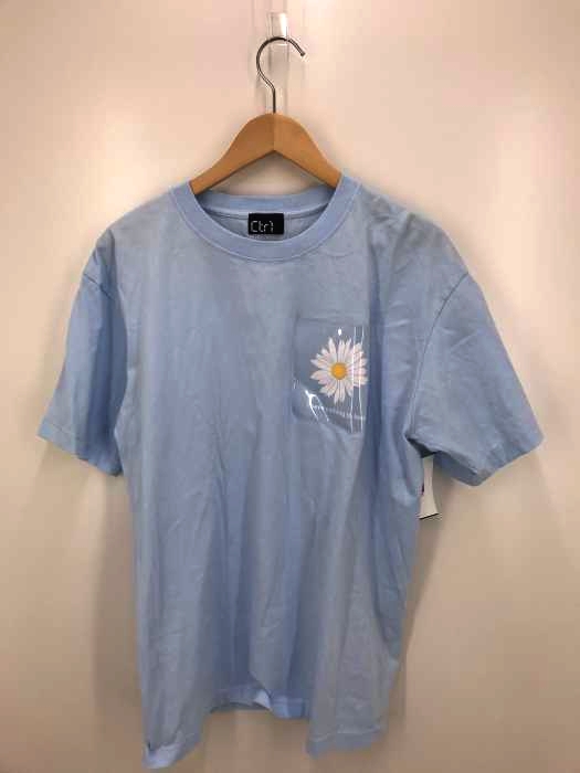 ctr1（コントロール） 胸元ビニールフラワープリントTシャツ レディース トップス