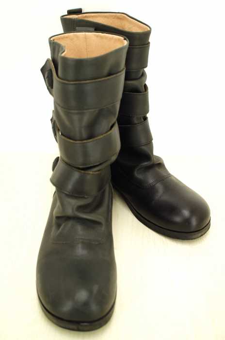 Tabris by coca （） オイルアップレザーくるみボタンハーフブーツ レディース シューズ