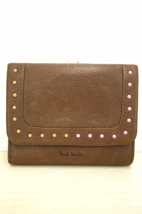 Paul Smith (ポールスミス) 三つ折りガマ口財布 ウォレット レディース ファッション雑貨