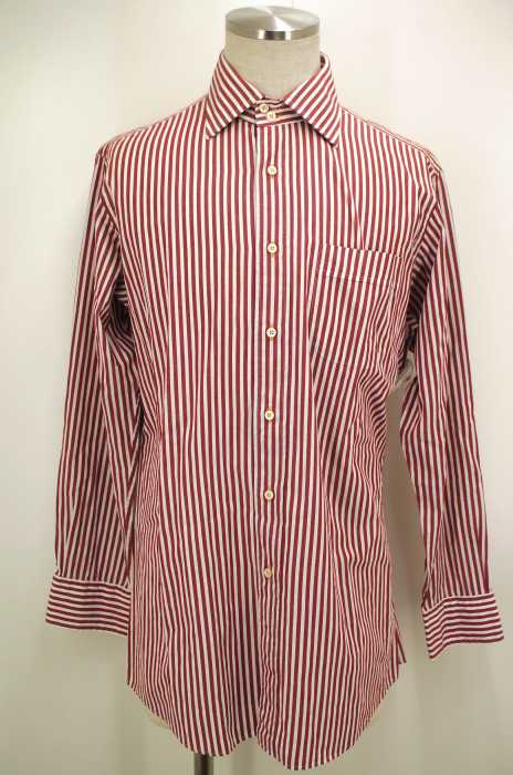 BURBERRY BLACK LABEL （バーバリーブラックレーベル） ストライプ柄ボタンシャツ メンズ トップス