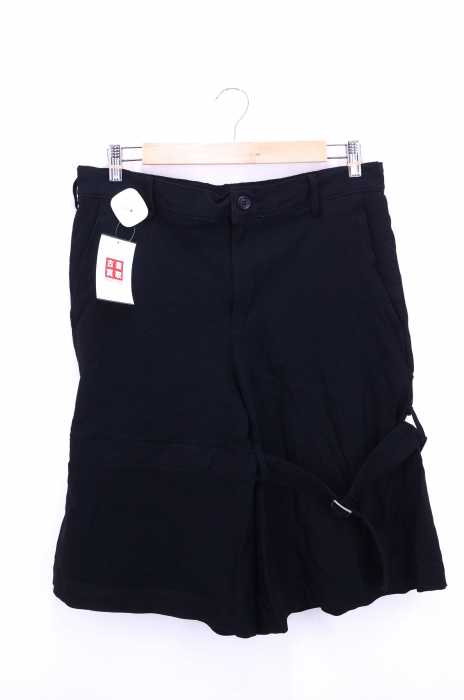 BLACK COMME des GARCONS （ブラックコムデギャルソン） AD2015 15AW ポリ縮加工 ボンテージ パンツ メンズ パンツ