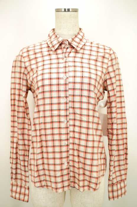 Steven Alan （スティーブンアラン） チェックシルクボタンシャツ レディース トップス