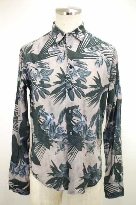 BLACK TAG by ZARA MAN （ザラマン） ボタニカルプリントボタンシャツ メンズ トップス