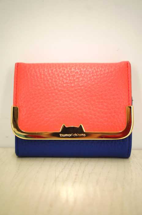 tsumori chisato CARRY （ツモリチサトキャリー） シュリンクコンビ 折財布 レディース ファッション雑貨